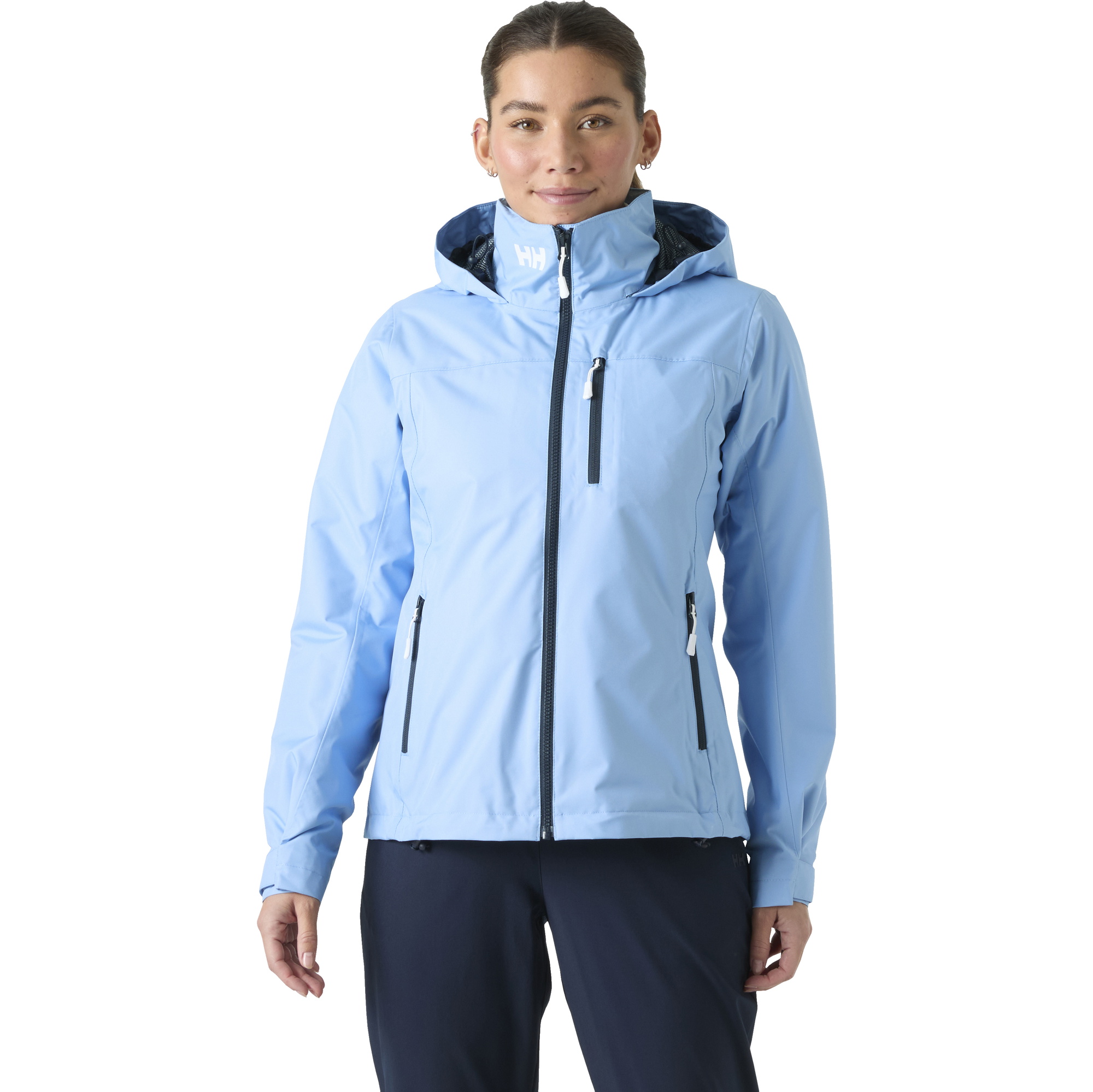 2026 Helly Hansen Womens Crew Hooded Midlayer Jacket 2.0 34447 - Bright Blue
